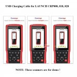 USB Charging Cable for LAUNCH CRP808 CRP818 CRP828 Scanner